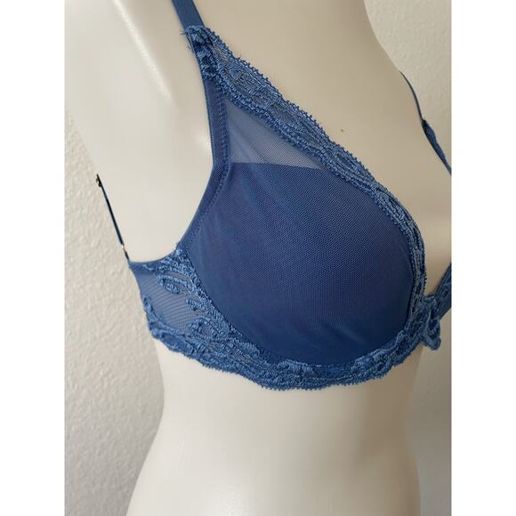 Natori Bra Lingerie Mesh Padded Lace Intimates Lounge - Picture 5 of 14